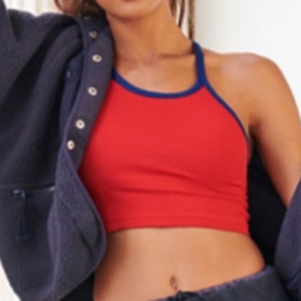 Happiness runs colourblock tank M/L